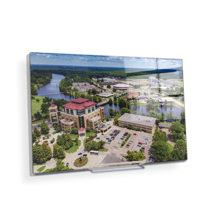Louisiana Monroe Warhawks - Campus Aerial - College Wall Art #Acrylic Mini