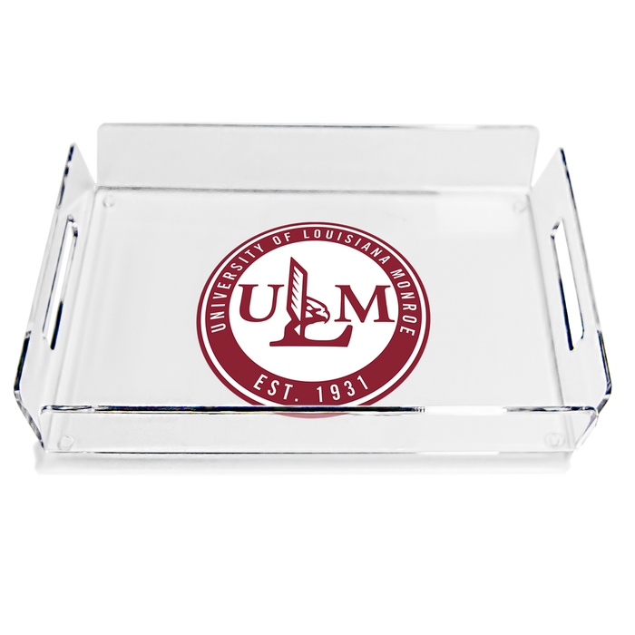 Louisiana Monroe Warhawks - ULM Academic Logo Decorative Serving Tray