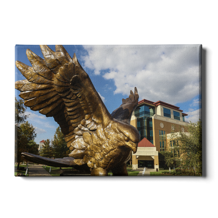 Louisiana Monroe Warhawks - Warhawk Statue - College Wall Art #Canvas