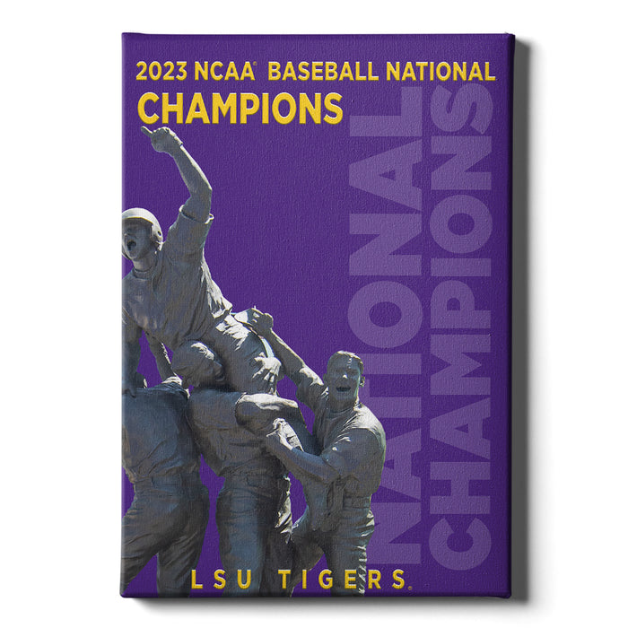 LSU Tigers - 2023 National Champions LSU Tigers - College Wall Art #Canvas