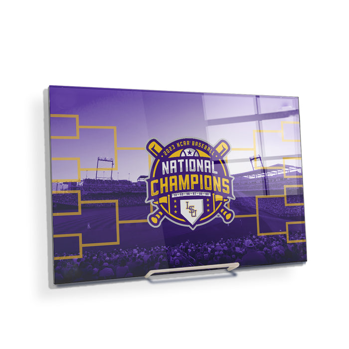 LSU Tigers - 2023 NCAA Baseball National Champions - College Wall Art #Acrylic Mini