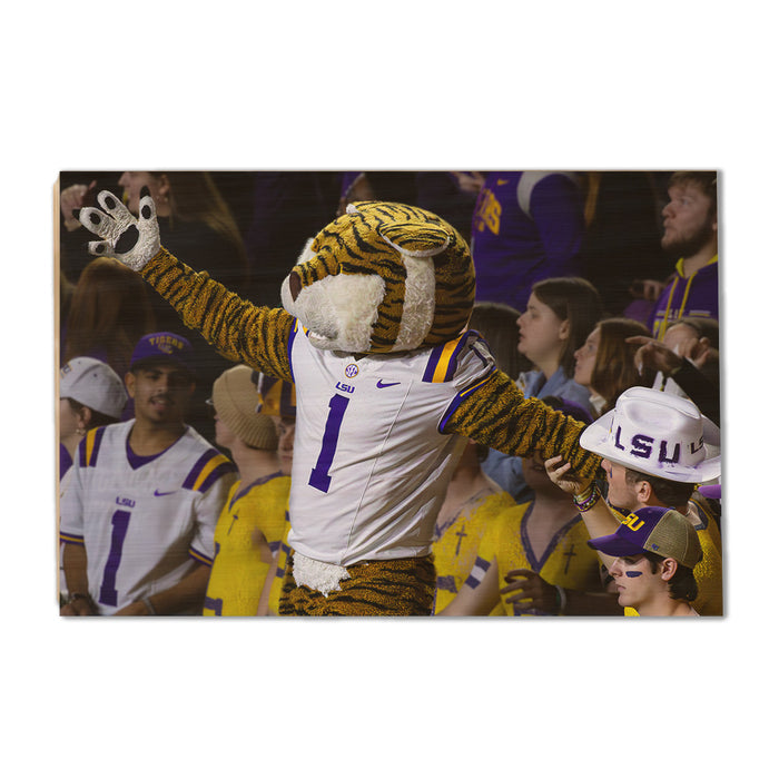 LSU Tigers - According to Mike - College Wall Art #Wood