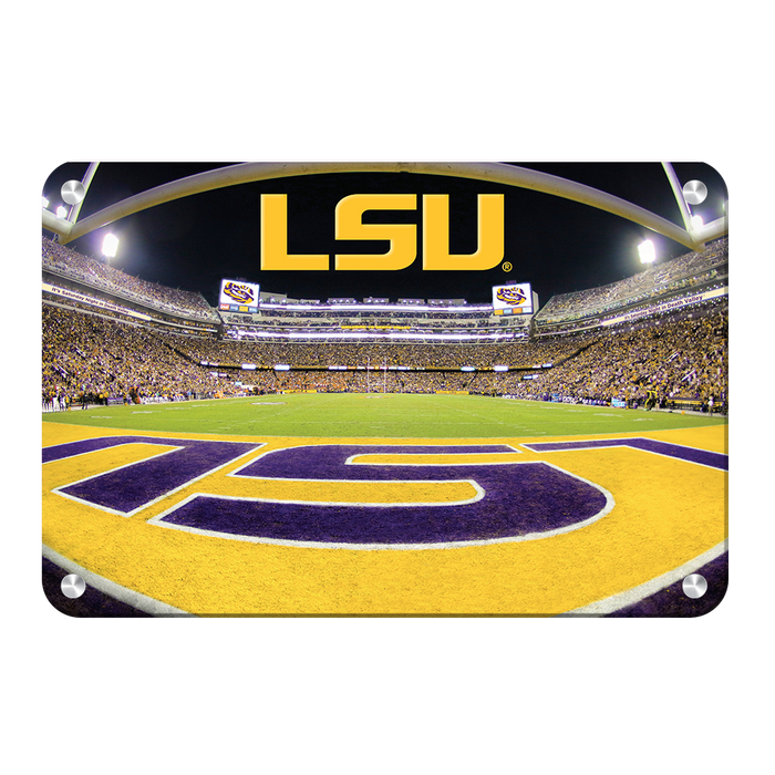 LSU Tigers - Death Valley - College Wall Art #Metal