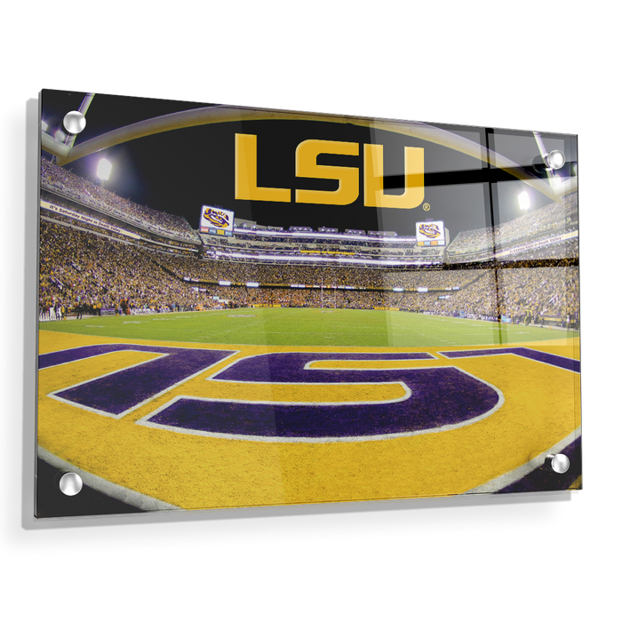 LSU Tigers - Death Valley - College Wall Art #Acrylic