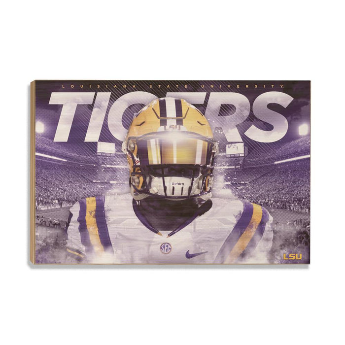 LSU Tigers - Epic LSU - College Wall Art #Wood