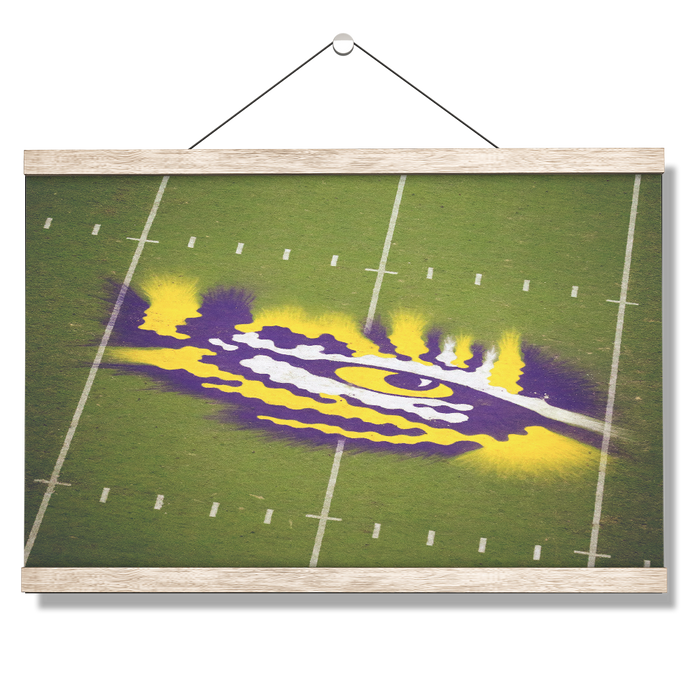 LSU Tigers - Eye of the Tiger 50 - College Wall Art #Hanging Canvas