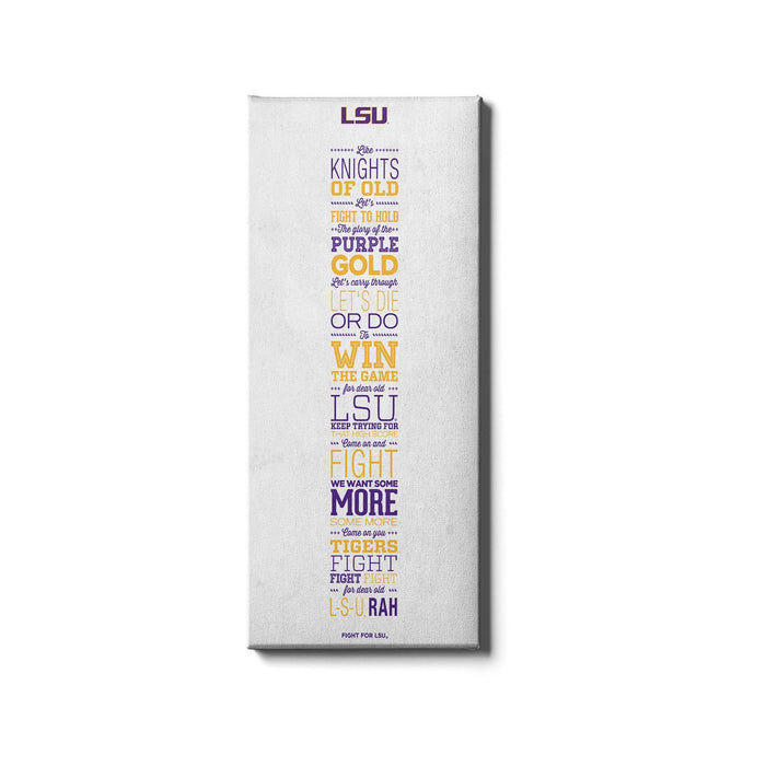 LSU Tigers - Fight for LSU - College Wall Art #Canvas