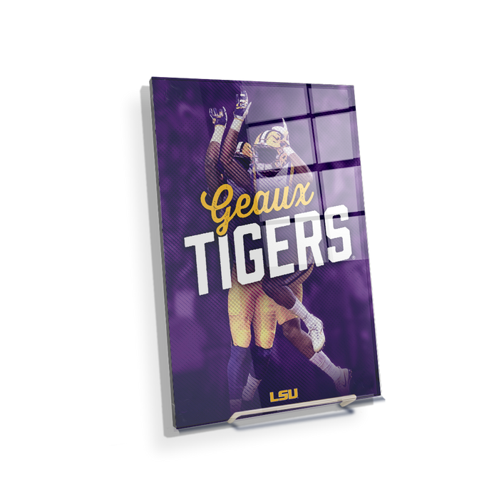 LSU Tigers - Geaux Tiger High Five - College Wall Art #Acrylic Mini