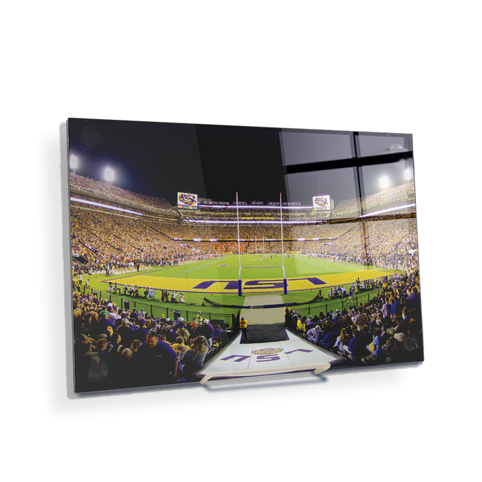 LSU TIGERS - LSU End Zone - College Wall Art #Acrylic Mini