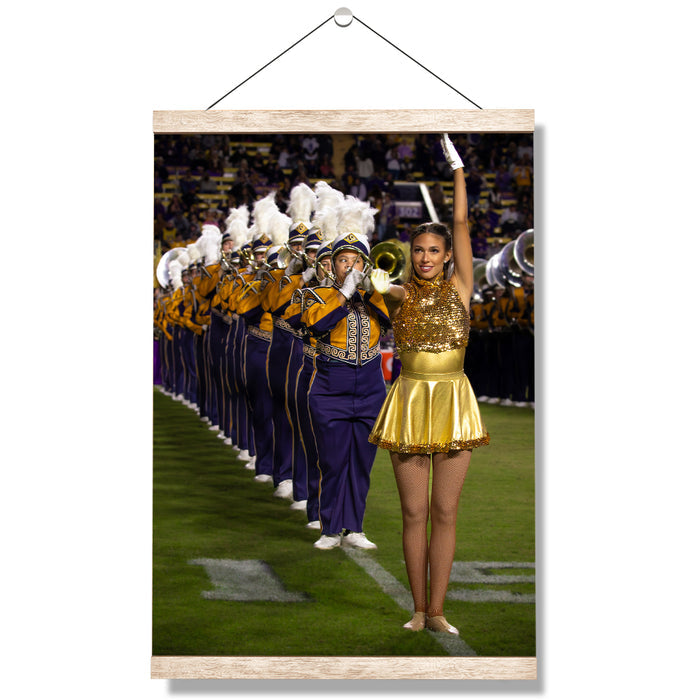 LSU Tigers - LSU Golden Girl - College Wall Art #Hanging Canvas