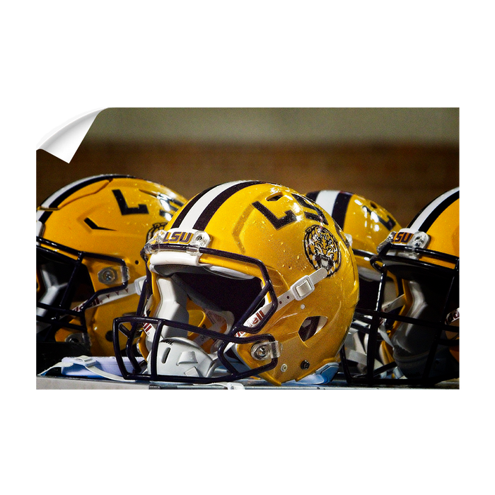 LSU Tigers - LSU Helmets - College Wall Art #Wall Decal