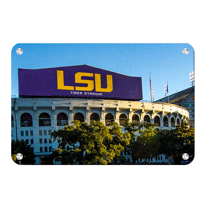 LSU Tigers - LSU Tiger Stadium - College Wall Art #Metal