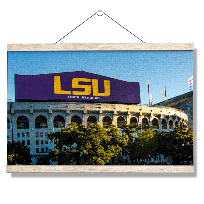LSU Tigers - LSU Tiger Stadium - College Wall Art #Hanging Canvas