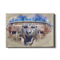 LSU Tigers - LSU Tiger Watercolor - College Wall Art #Canvas