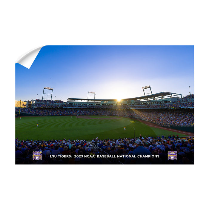 LSU Tigers - LSU Tigers 2023 NCAA Baseball National Champions - College Wall Art #Wall Decal