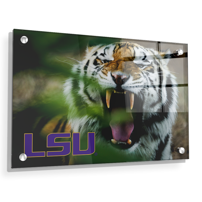 LSU Tigers - Mike the Tiger - College Wall Art #Acrylic