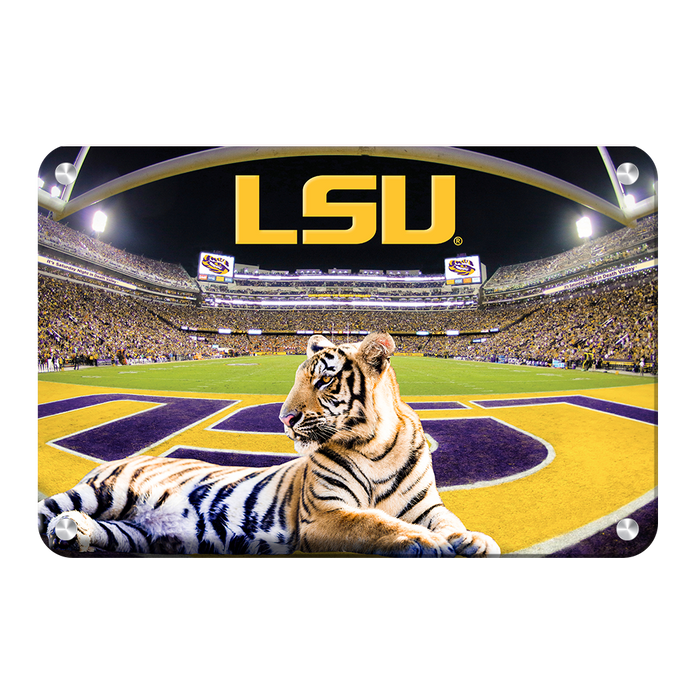 LSU Tigers - Mike VII's Kingdom - College Wall Art #Metal