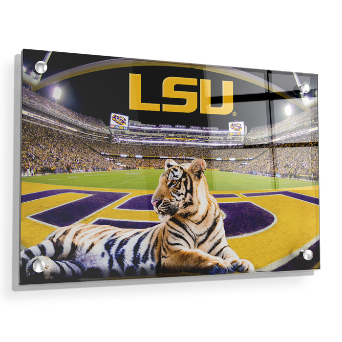 LSU Tigers - Mike VII's Kingdom - College Wall Art #Acrylic