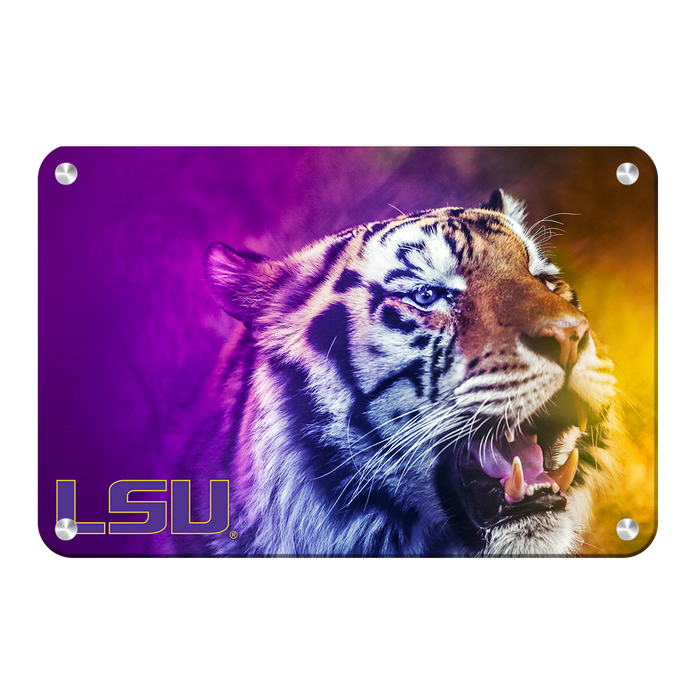 LSU Tigers - Mike's Colors - College Wall Art #Metal