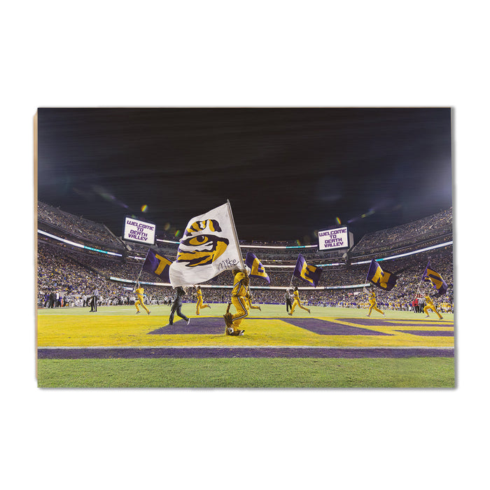 LSU Tigers - Mike's Tigers - College Wall Art  #Wood