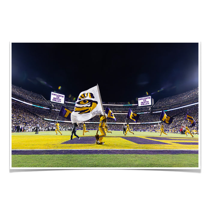 LSU Tigers - Mike's Tigers - College Wall Art #Poster