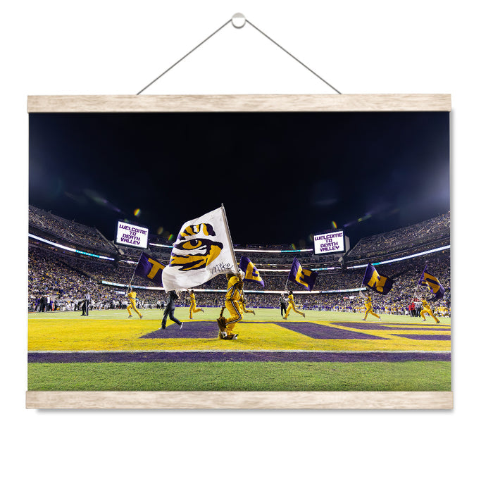 LSU Tigers - Mike's Tigers - College Wall Art #Hanging Canvas