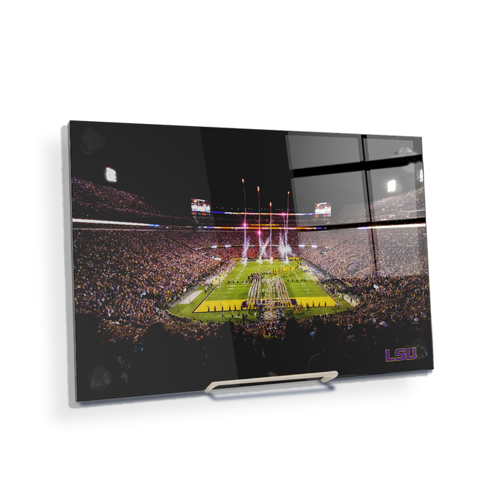 LSU Tigers - Saturday Night in Death Valley - College Wall Art #Acrylic Mini