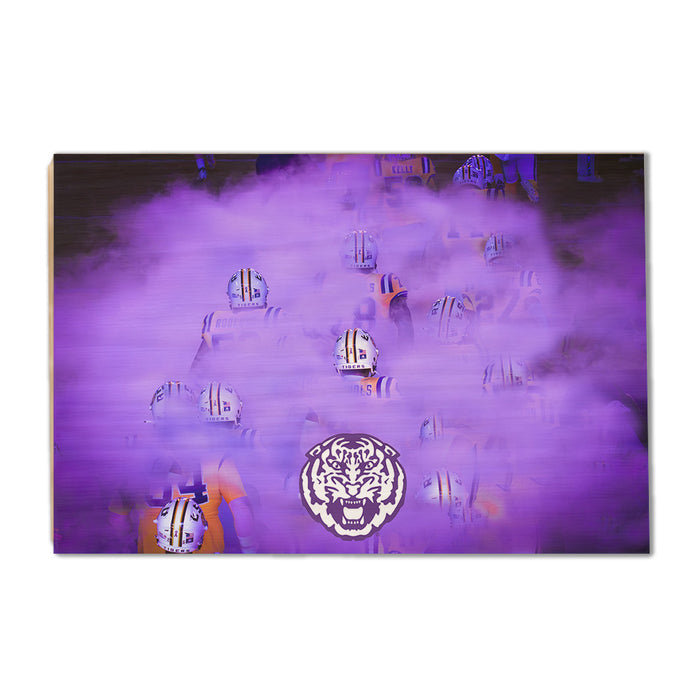 LSU Tigers - The Bayou - College Wall Art #Wood