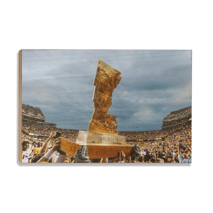 LSU Tigers - The Boot - College Wall Art #Wood