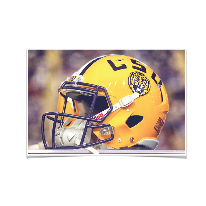 LSU Tigers - Tiger Helmet - College Wall Art #Poster