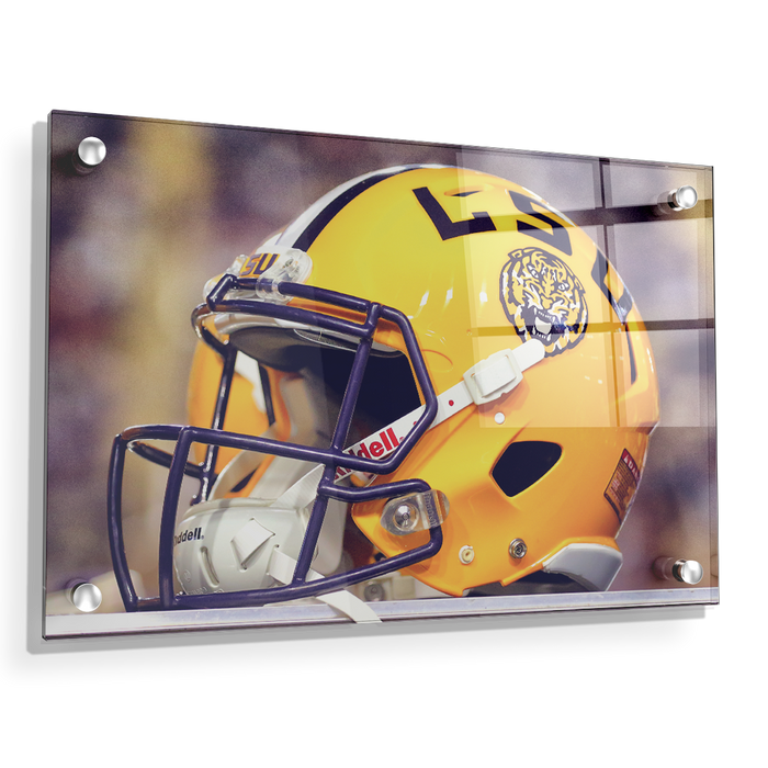 LSU Tigers - Tiger Helmet - College Wall Art #Acrylic