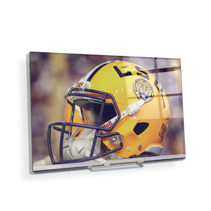 LSU Tigers - Tiger Helmet - College Wall Art #Acrylic Mini