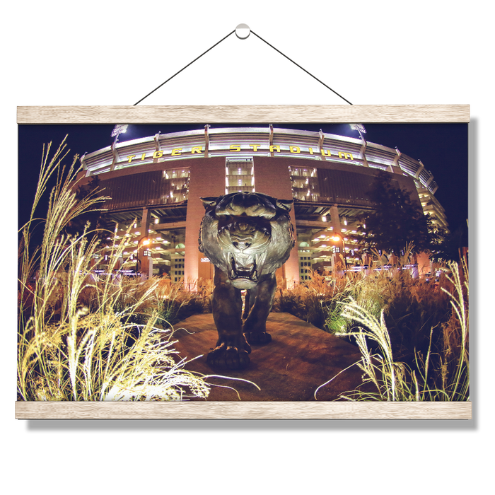 LSU Tigers - Tiger Night - College Wall Art #Hanging Canvas