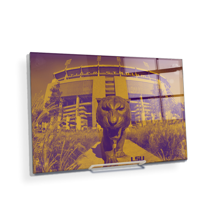 LSU Tigers - Tiger Stadium Duotone - College Wall Art #Acrylic Mini