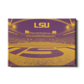 LSU Tigers - Tiger Stadium End Zone Duotone - College Wall Art #Canvas