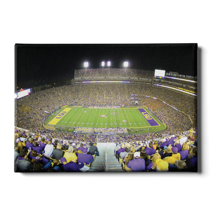LSU TIGERS - Tiger Stadium View - College Wall Art #Canvas