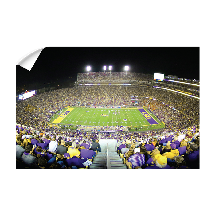 LSU TIGERS - Tiger Stadium View - College Wall Art #Wall Decal