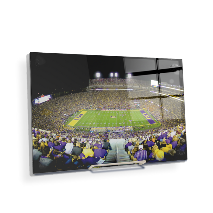 LSU TIGERS - Tiger Stadium View - College Wall Art #Acrylic Mini