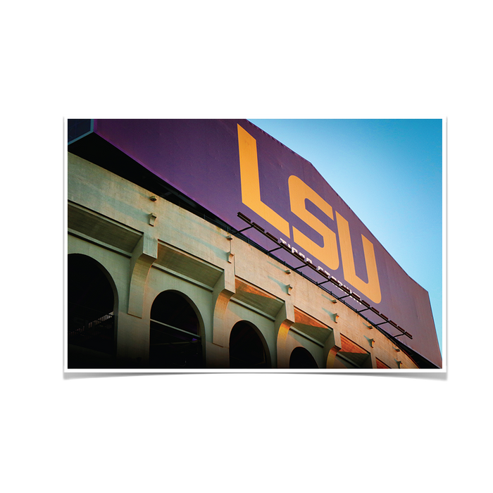 LSU Tigers - Tiger Stadium - College Wall Art #Poster