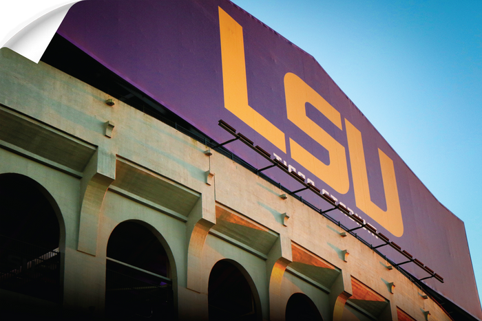 LSU Tigers - Tiger Stadium - College Wall Art #Wall Decal