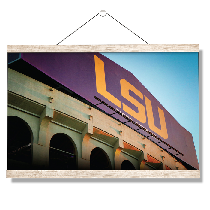 LSU Tigers - Tiger Stadium - College Wall Art #Hanging Canvas
