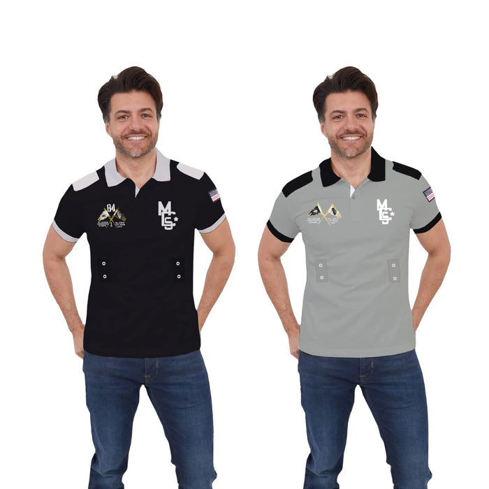 Men’s Short-Sleeve Cotton Polo Shirt (S, M & XL)