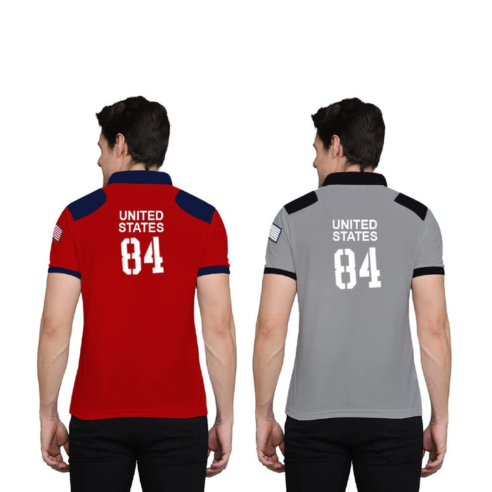 Men’s Short-Sleeve Cotton Polo Shirt (S, M & XL)
