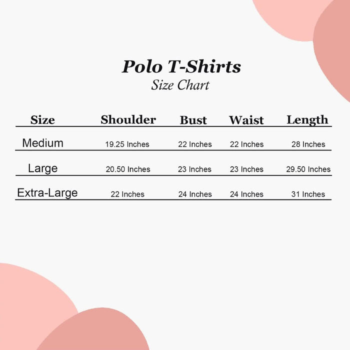 Men’s Short-Sleeve Cotton Polo Shirt (S, M & XL)