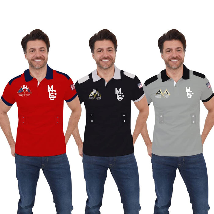 Men’s Short-Sleeve Cotton Polo Shirt (S, M & XL)