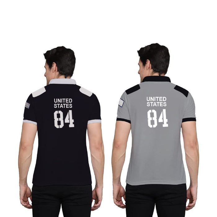 Men’s Short-Sleeve Cotton Polo Shirt (S, M & XL)