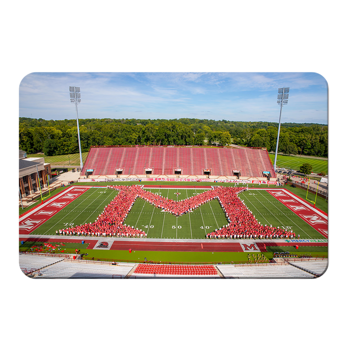 Miami RedHawks - Love and Honor Celebration Miami M - College Wall Art #PVC