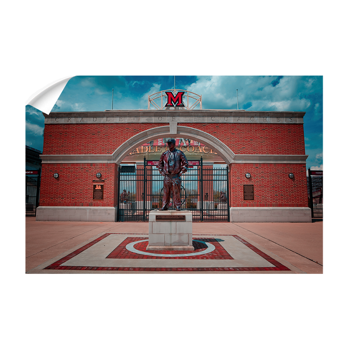 Miami RedHawks<sub>&reg;</sub> - Miami Cradle of Coaches - College Wall Art#Wall Decal