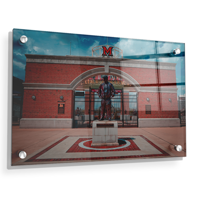 Miami RedHawks<sub>&reg;</sub> - Miami Cradle of Coaches - College Wall Art#Acrylic