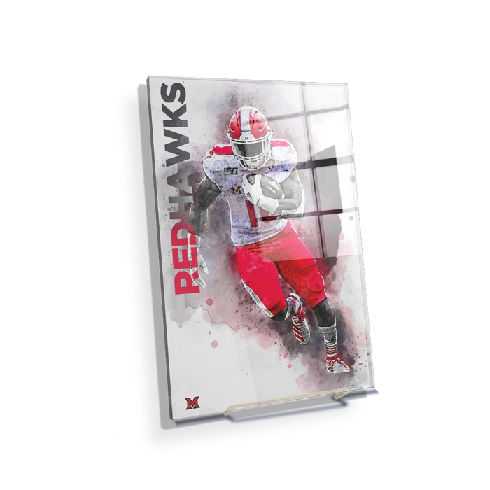 Miami RedHawks<sub>&reg;</sub> - Miami RedHawks<sub>&reg;</sub> Football - College Wall Art#Acrylic Mini